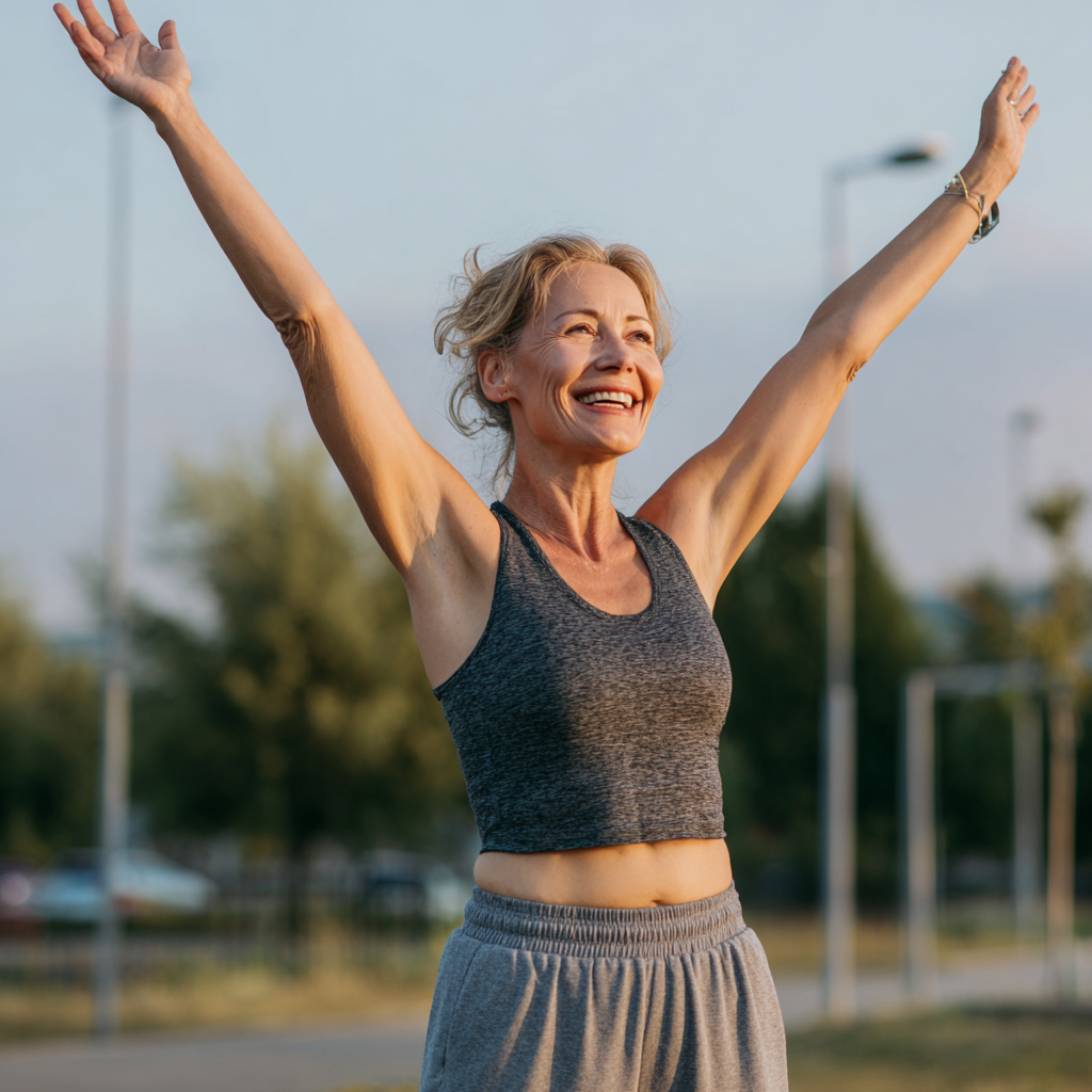 Група людей різного віку займається йогою у просторій залі